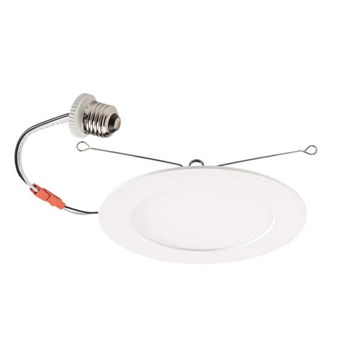 Keystone 6" LED Slim Wafer Downlight Retrofit | Power Select 15/13/11W | Color Select 2700/3000/3500/4000/5000K | TRIAC Dimming | Quick Disconnect E26 Base KT-LED15PSWD-6A-9CSF-DIM