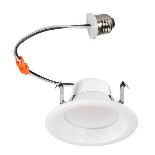 Keystone 4in Baffled Circular LED Residential Retrofit feat. Color Select, 120V Input, 8W, 2700/3000/3500/4000/5000K, 90CRI, TRIAC Dimming, E26 Adapter Included KT-LED8RD-4CB-9CSF-DIM