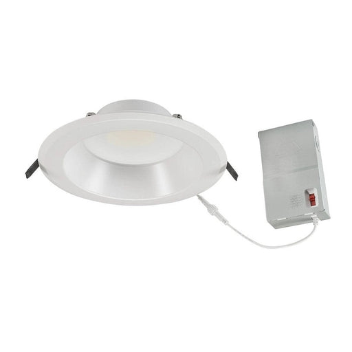 Keystone 8in Circular LED Recessed Downlight feat. Color Select, 23W, 2700/3000/3500/4000/5000K, 90CRI, 120V Input, Phase Dimming, Remote Driver KT-RDLED23-8B-9CSF-FDIM