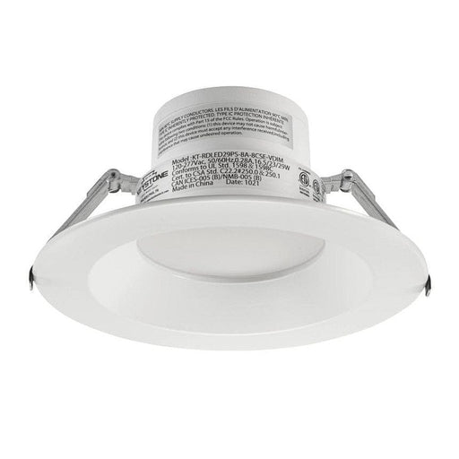 Keystone 10in Circular LED Commercial Downlight feat. Power Select and Color Select. 37.5/29.5/21W, 120-277V Input, 2700/3500/5000K, 80CRI, 0-10V Dimming KT-RDLED38PS-10A-8CSG-VDIM