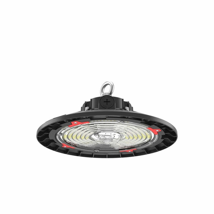 Keystone 100W Power & Color Selectable Round Highbay Gen 2 |100W/70W/50W | 90 deg lens | 11-inch diameter |120-277V | 3000K/4000K/5000K | 0-10V Dimming | Built-in sensor receptacle