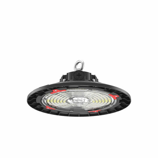 Keystone 150W Power & Color Selectable Round Highbay Gen 2 |150W/100W/70W | 90 deg lens | 11-inch diameter |120-277V | 3000K/4000K/5000K | 0-10V Dimming | Built-in sensor receptacle | O-Bolt & J-Hook Included