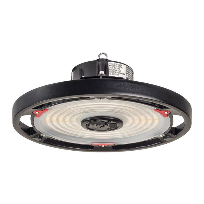 Keystone Round Highbay Fixture feat. Power Select & Color Select | 150W /100W/70W, 120-277V Input,3000K/4000K/5000K, 0-10V Dimming. Built in sensor receptacle. TAA compliant KT-RHLED150PS-12C-8CSB-VDIM-P /TAA