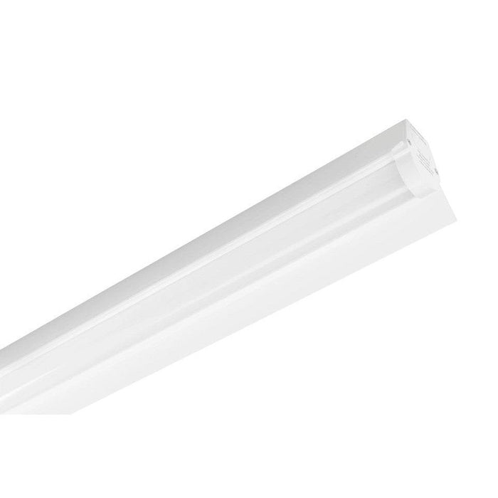 Keystone LED Shop Light Fixture, 48" long, 4000K, White Finish, 23W, 2600 lumen.  Linkable. Includes Power Cord, Butt-on Linking Connector, and Mounting Hardware KT-SHLED23-48-840