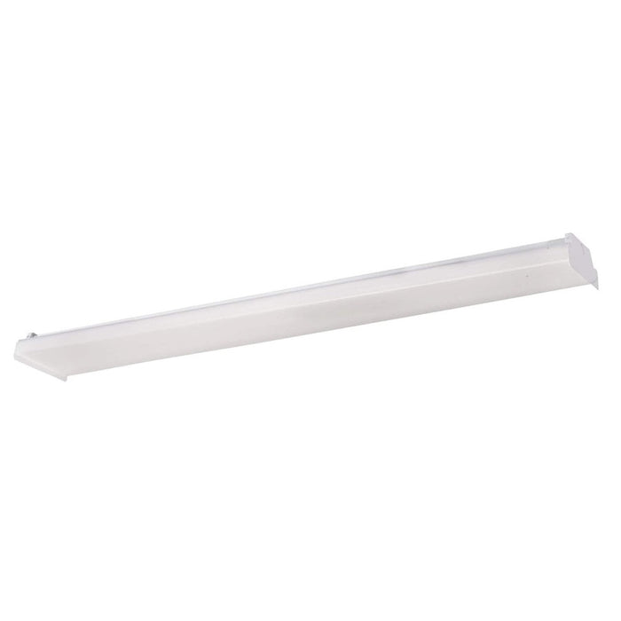 Keystone 4ft Wrap Fixture feat. Power Select & Color Select, 44/28/18W, 120-277V Input, 3500/4000/5000K, Frosted Lens, 0-10V Dimming KT-WLED44PS-4-8CSA-VDIM