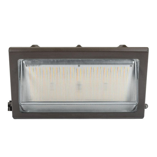 Keystone 120W LED Wall Pack feat. Color Select, Traditional Open Face Large Housing. 120-277V Input, 3000K/4000K/5000K. 0-10V Dimmable KT-WPLED120-L1-8CSB-VDIM