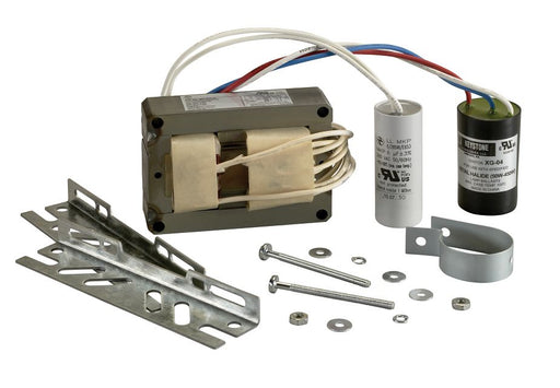 Keystone 50W Metal Halide, Quad Tap (120/208/240/277V), Ballast Replacement Kit with Capacitor, Ignitor, Mounting brackets and hardware. Included Ballast: MH-50X-Q - HID Ballasts