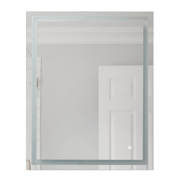 30” x 24” x 1.4” Rectangular LED Mirror, defogger & dimmer, 3000K