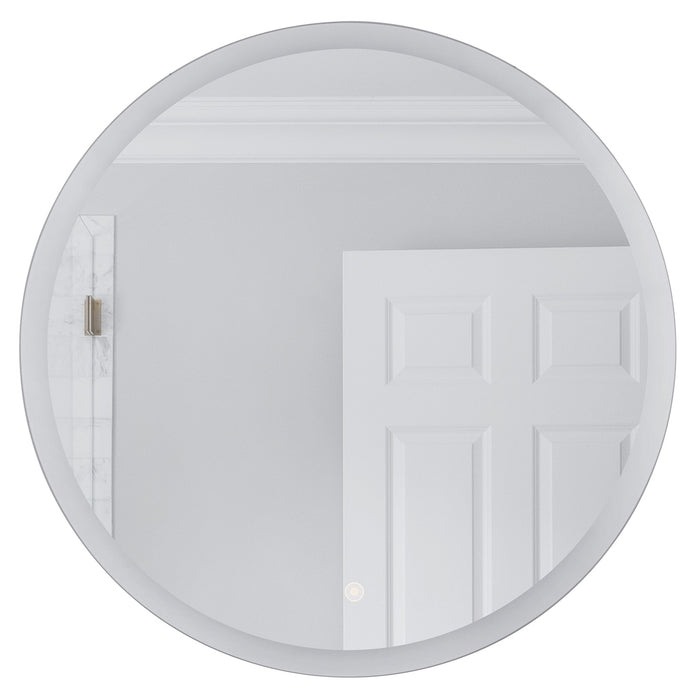 28" Round LED Mirror, Defogger & Dimmer, 3000K/4000K/5000K