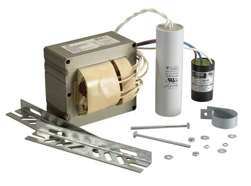 Keystone 450W Pulse Start Metal Halide Ballast Replacement Kit. 120/208/240/277V. Included Ballast: MPS-450A-Q-HP. Includes Capacitor, Ignitor, mounting brackets, and hardware - HID Ballasts
