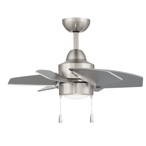 Craftmade 24" Propel II in Brushed Polished Nickel w/ Brushed Nickel Blades