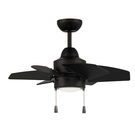 Craftmade 24" Propel II Indoor/Outdoor (Damp) in Flat Black w/ Flat Black Blades