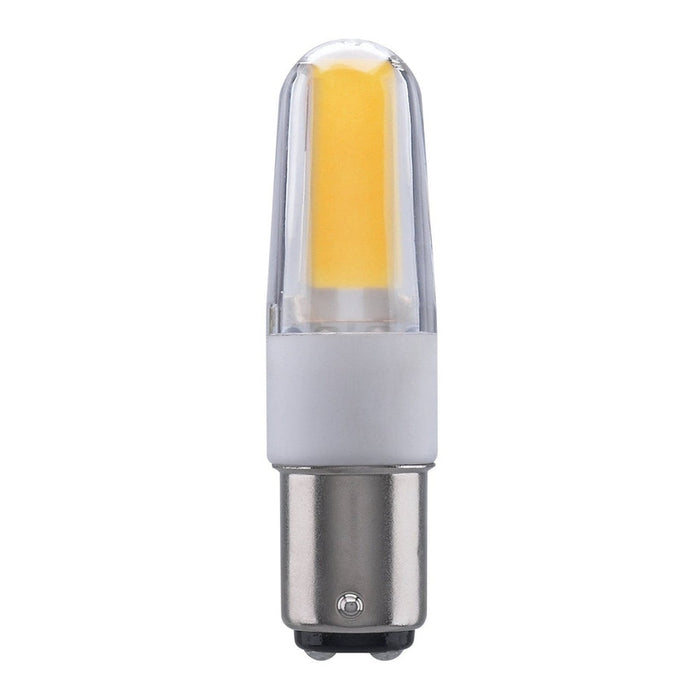 SATCO 4 Watt - LED - 3000K - Clear - Double Contact Bayonet base - 120-130 Volt S11214