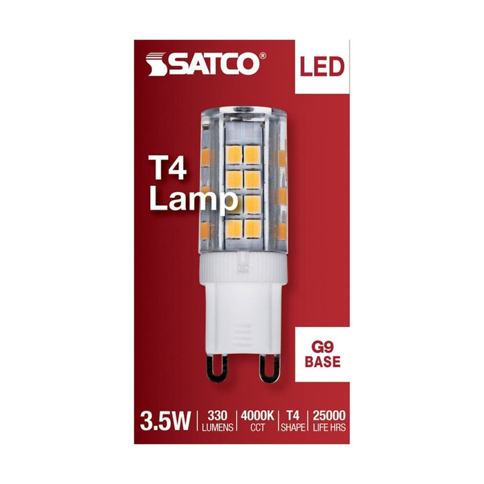 SATCO 3.5 Watt - JCD LED - Clear - 4000K - G9 Base - 120 Volt S11231