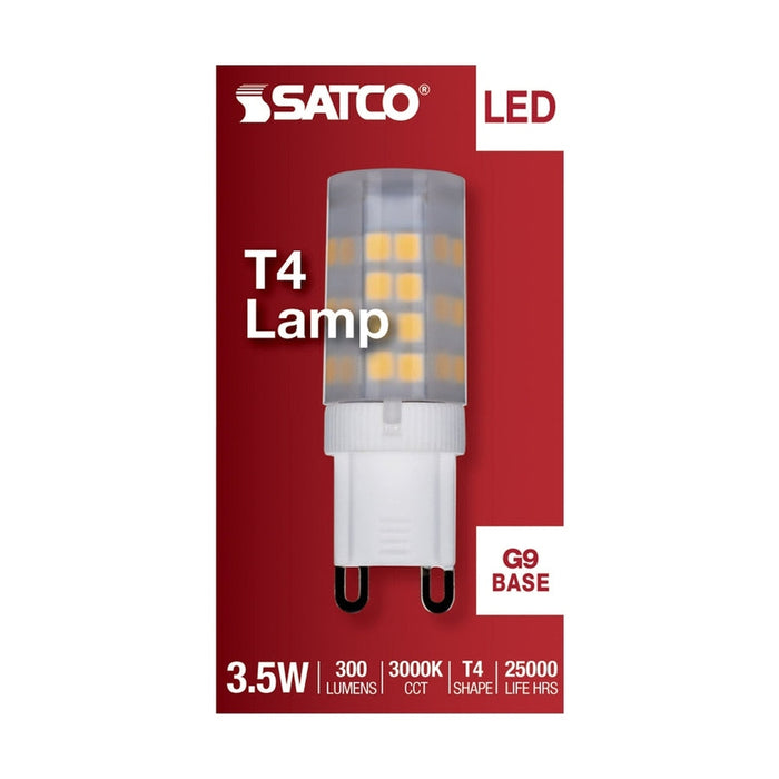 SATCO 3.5 Watt - JCD LED - Frost - 3000K - G9 Base - 120 Volt S11232