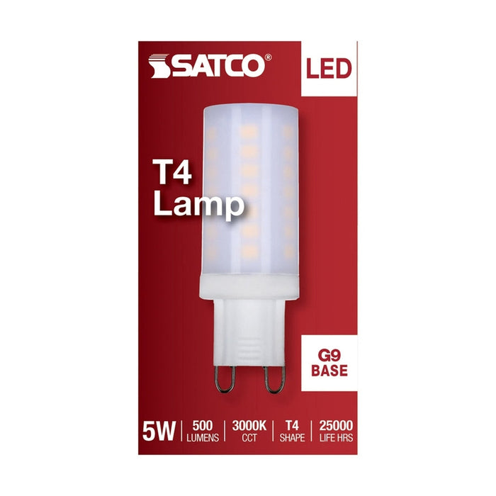 SATCO 5 Watt - JCD LED - Frost - 3000K - G9 Base - 120 Volt S11236