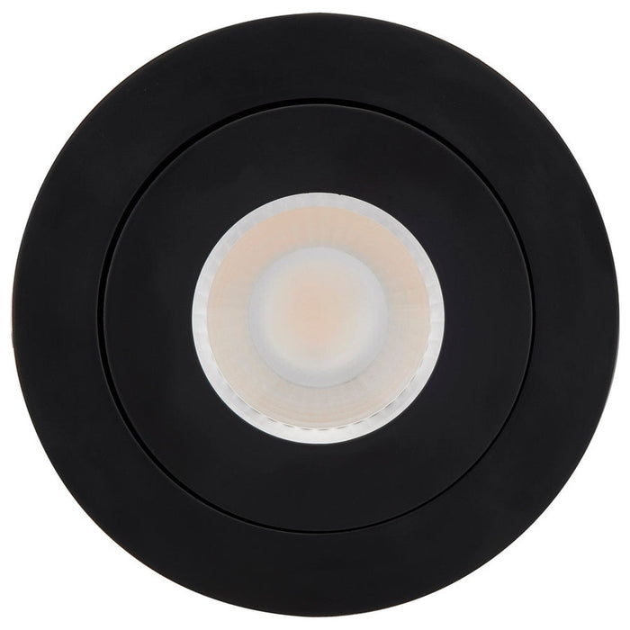 SATCO 9 Watt - LED Gimbaled Downlight - 4 Inch - RGB & Tunable White - Round - Starfish IOT - Black Finish - 650 Lumens - 120-277 Volt S11294