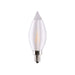 SATCO 4 Watt CA11 LED - Satin Spun Clear - Candelabra base - 2700K - 120 Volt S11302