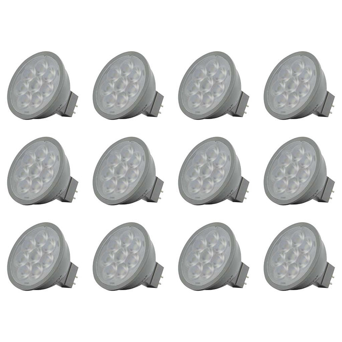 6W - MR16 LED - 4000K - GU5.3 base - 40 deg. Beam Angle - 24 Volt - 12-Pack