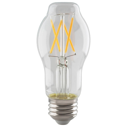 SATCO 8 Watt BT15 LED - Clear - Medium base - 2700K - 800 Lumens - 120 Volt S11378