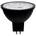 SATCO 6.5 Watt MR16 LED - Black Finish - 3000K - GU5.3 Base - 500 Lumens - 12 Volt S11398