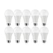 SATCO 14 Watt A19 LED - 3000K - 100 Watt Replacement - Medium base - 220 deg. Beam Angle - 10-Pack S11418