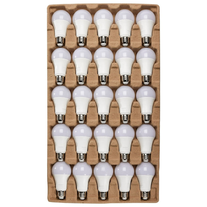 SATCO 14 Watt A19 LED - Frost Finish - Medium Base - 1520 Lumens - Cool White - 120 Volt - 100-Pack S11448