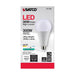 SATCO Ultra Bright Utility Lamp - 36 Watt - PS30 LED - Dimmable - White Finish - Medium Base - 4000K - 120 Volt - High Lumen S11481