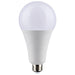 SATCO Ultra Bright Utility Lamp - 36 Watt - PS30 LED - Dimmable - White Finish - Medium Base - 5000K - 120 Volt - High Lumen S11482