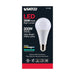 SATCO Ultra Bright Utility Lamp - 36 Watt - PS30 LED - Dimmable - White Finish - Mogul Base - 4000K - 120 Volt - High Lumen S11484