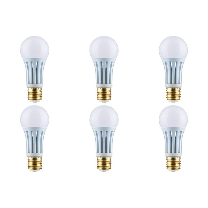 10/22/34W PS25 LED Three-Way Lamp - E39d Mogul Base - 2700K - White Finish - 120V - 6-Pack