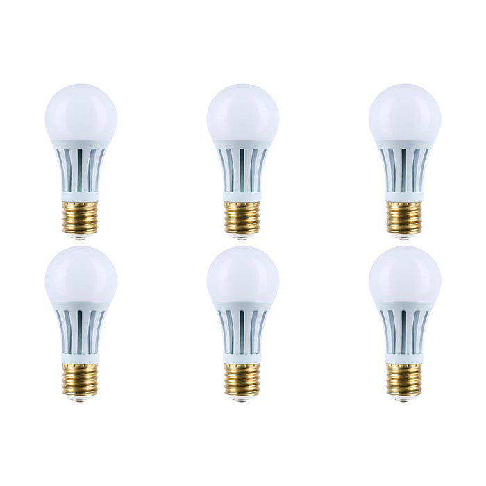 10/22/33 Wattage Selectable PS25 LED Three-Way Lamp - E39d Mogul Base - 4000K - White Finish - 120 Volt - 6-Pack