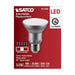 SATCO 5.5 Watt PAR20 LED - Medium Base - Silver Finish - CCT Selectable - 120 Volt - 25 Degree Beam Angle S11580