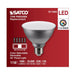 SATCO 11 Watt PAR30SN LED - Medium Base - Silver Finish - CCT Selectable - 120 Volt - 40 Degree Beam Angle S11583