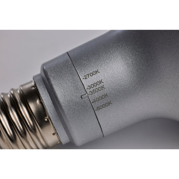 11 Watt PAR30LN LED - Medium Base - Silver Finish - CCT Selectable - 120 Volt - 25 Degree Beam Angle -  6 Pack