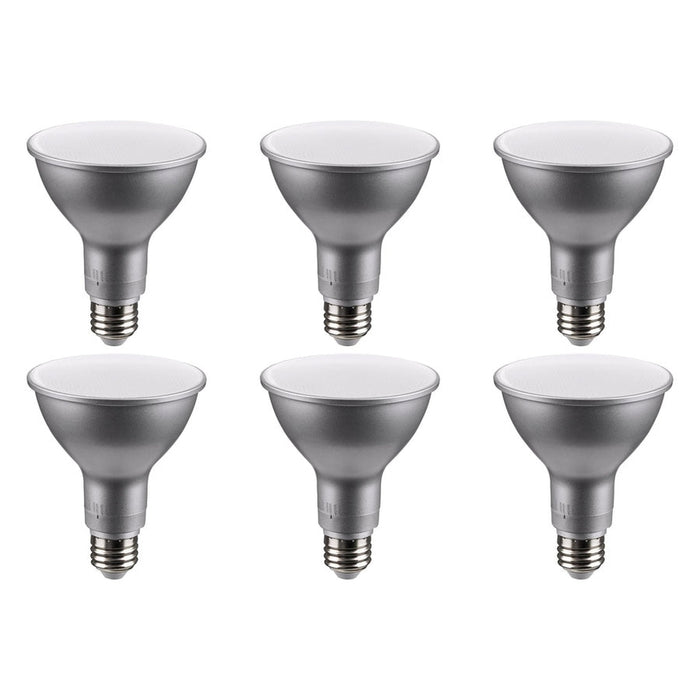 11 Watt PAR30LN LED Bulb - CCT Selectable - 120V - 60 Degree Beam - 6PK