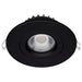 SATCO 12W LED 4" Downlight Gimbaled CCT Selectable Remote Driver 120V - ROUND/BLACK S11619R1