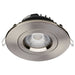 SATCO 12W LED 4" Downlight Gimbaled CCT Selectable Remote Driver 120V - ROUND/BRUSHED NICKEL S11620R1