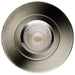 SATCO 12W LED 4" Downlight Gimbaled CCT Selectable Remote Driver 120V - ROUND/BRUSHED NICKEL S11620R1