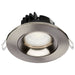 SATCO 12W LED 3.5" Downlight Gimbaled CCT Selectable Remote Driver 120V - ROUND/BRUSHED NICKEL S11626R1