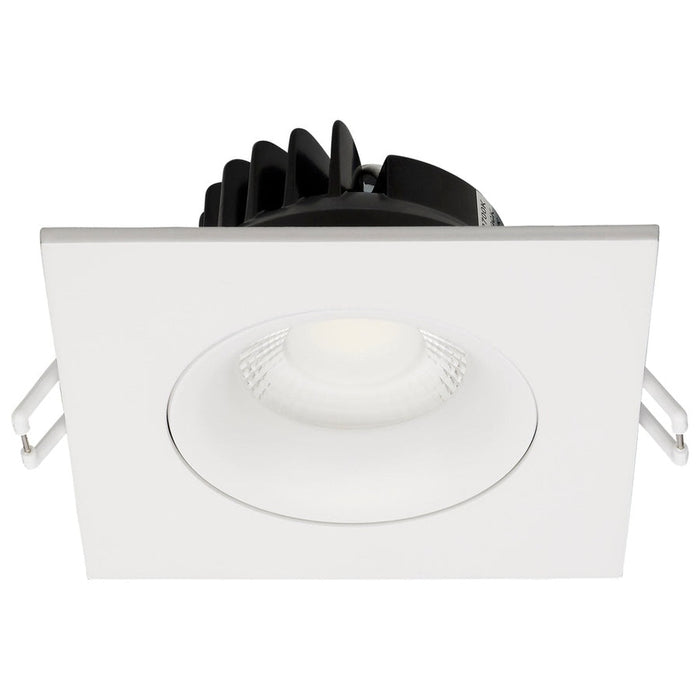 SATCO 12W LED 3.5" Downlight Gimbaled CCT Selectable Remote Driver 120V -SQUARE/WHITE S11627R1