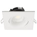 SATCO 12W LED 3.5" Downlight Gimbaled CCT Selectable Remote Driver 120V -SQUARE/WHITE S11627R1