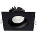 SATCO 12W LED 3.5" Downlight Gimbaled CCT Selectable Remote Driver 120V -SQUARE/BLACK S11628R1