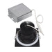 SATCO 12W LED 3.5" Downlight Gimbaled 3000K  120V Dimmable Remote Driver - SQUARE/BLACK S11628