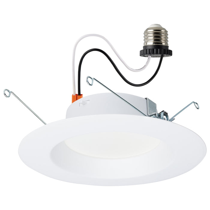 12.5 Watt LED High Lumen Downlight Retrofit - 5-6 Inch - 27K/30K/35K/40K/50K CCT Selectable - 120 Volts - Dimmable