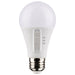 SATCO 12 Watt A19 LED - Medium Base - CCT Selectable - White Finish - 90 CRI - 120 Volt - 4 Pack S11776