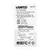 SATCO 14 Watt A19 LED - Medium Base - CCT Selectable - White Finish - 90 CRI - 120 Volt - 4 Pack S11777