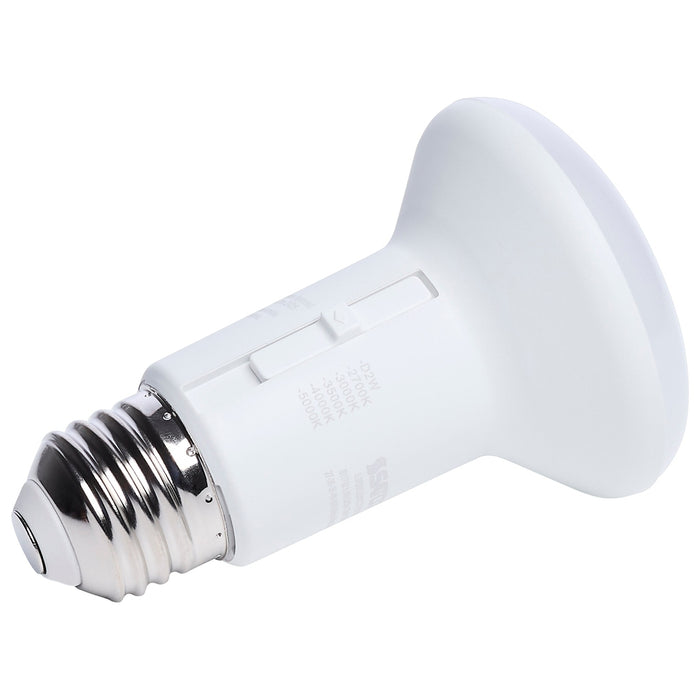 5.8 Watt R20 LED - 27K/30K/35K/40K/50K CCT Selectable - Dim to Warm - White Finish - 120 Volt - 12-Pack