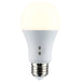 SATCO 14 Watt A19 LED - Medium Base - CCT Selectable - 120 Volt - White Finish S11793