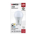 SATCO 12 Watt A19 LED - Bi Pin GU24 Base - CCT Selectable - 120 Volt - White Finish S11795